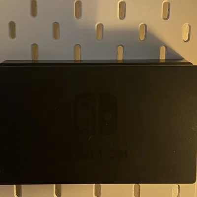 Giá treo tường 3D cho Nintendo Switch trên bảng Ikea Skadis