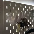 Mô hình bàn tay 3D gắn bảng Skadis IKEA - Giá đỡ đồ độc đáo - Thumbnail 1