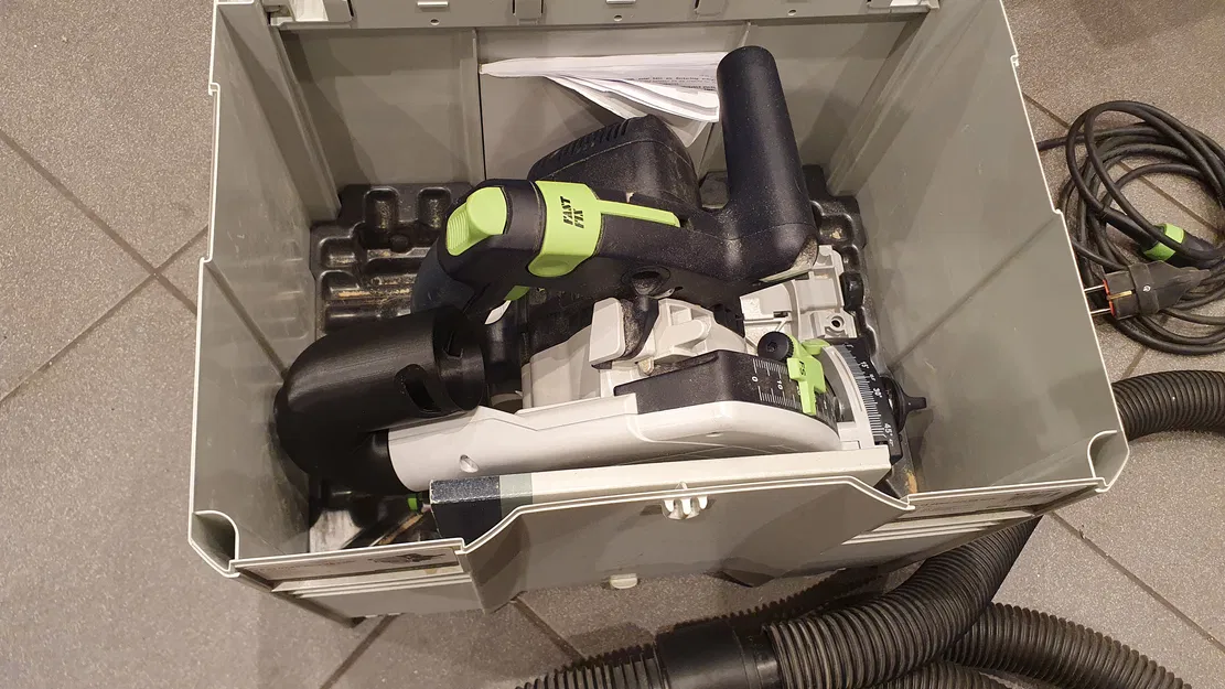 Adapter xoay 180 độ cho ống hút máy cưa đĩa Festool kết nối Kärcher - Image 3