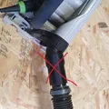 Adapter xoay 180 độ cho ống hút máy cưa đĩa Festool kết nối Kärcher - Thumbnail 7