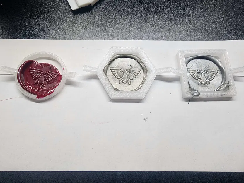 Bộ khuôn in 3D tạo dấu sáp (Wax Seal Molds) cho con dấu 31mm - Image 5