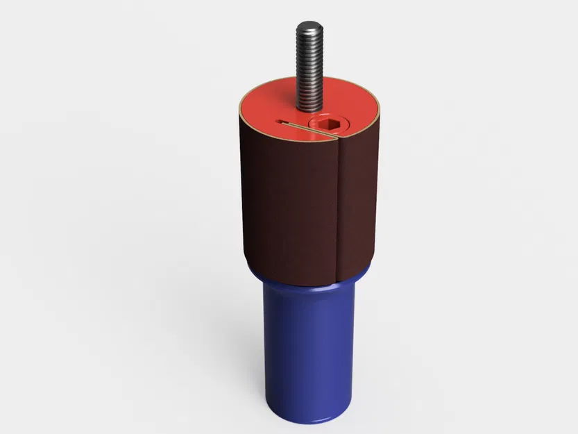 Drill Drum Sander - Đầu chà nhám trục lăn cho máy khoan - Image 2