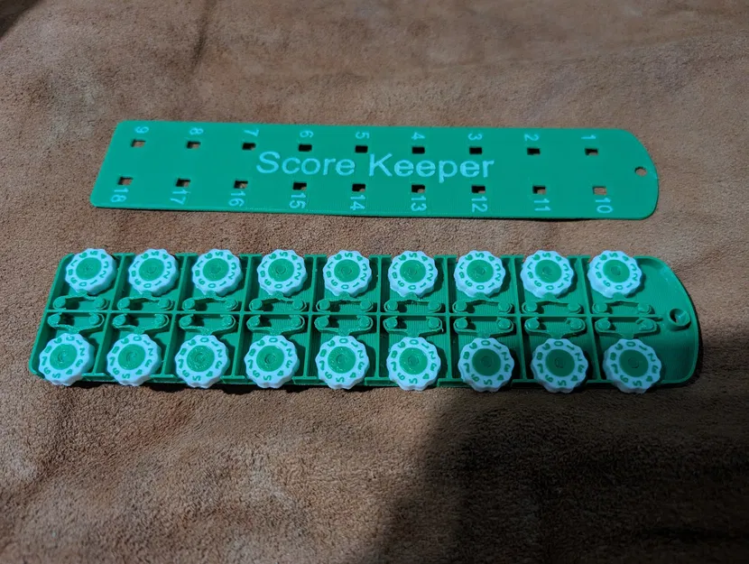 Bộ đếm điểm Golf Score Keeper - Phụ kiện in 3D hữu ích cho Golfer - Image 2