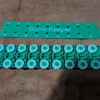 Bộ đếm điểm Golf Score Keeper - Phụ kiện in 3D hữu ích cho Golfer