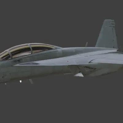 Mô hình máy bay chiến đấu Boeing F/A-18 Super Hornet in 3D