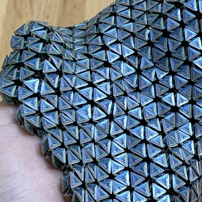 Mô hình lưới tam giác linh hoạt (Triangle Mesh/Chainmail) in 3D