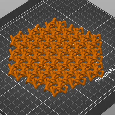 Mô hình lưới tam giác linh hoạt (Triangle Mesh/Chainmail) in 3D