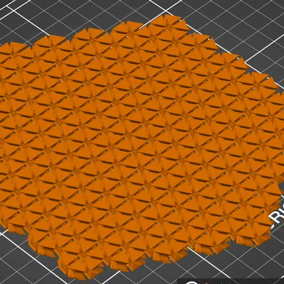 Mô hình lưới tam giác linh hoạt (Triangle Mesh/Chainmail) in 3D
