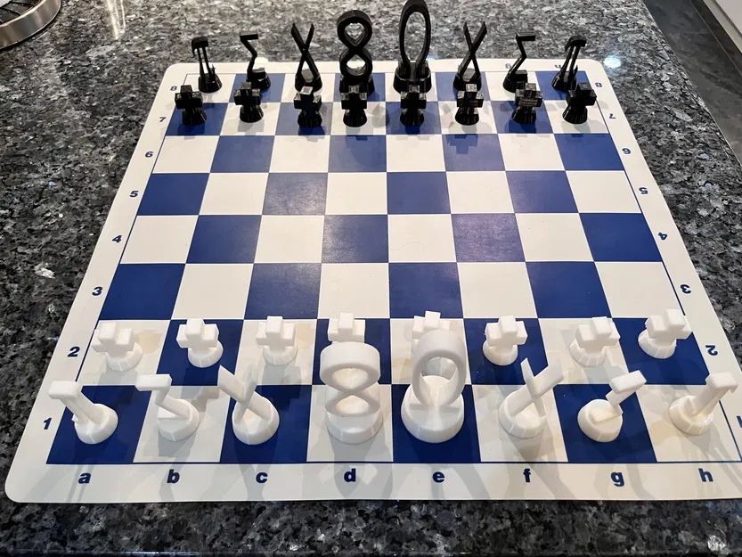 Bộ Cờ Vua Math Chess - Thiết kế ký hiệu toán học - Image 1