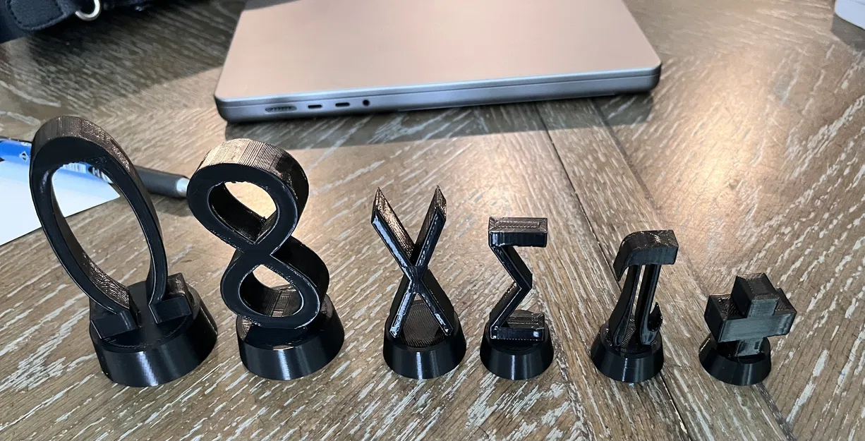 Bộ Cờ Vua Math Chess - Thiết kế ký hiệu toán học - Image 8