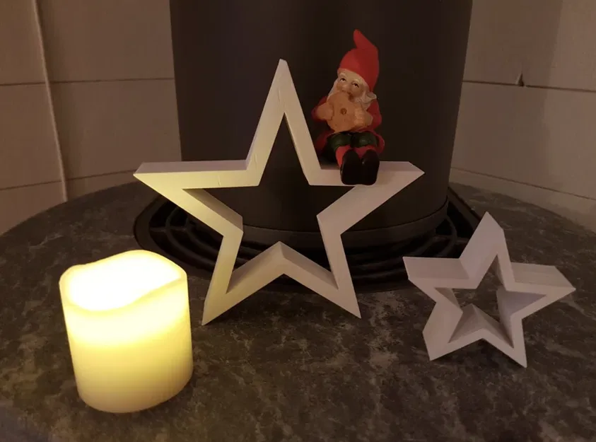 Mẫu in 3D Ngôi sao Giáng sinh (Christmas Star) trang trí đẹp mắt - Image 2