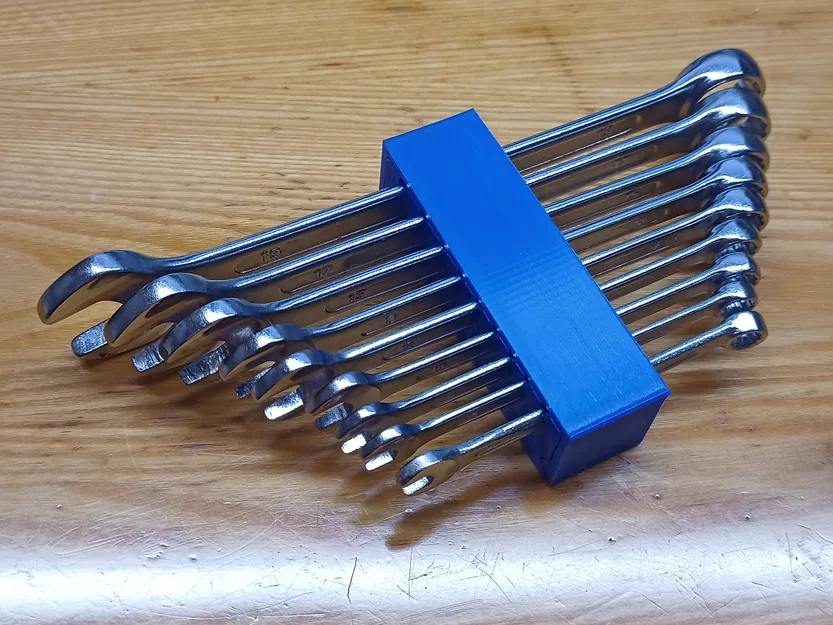 Giá treo cờ lê (Wrench Holder) có thể tùy chỉnh kích thước kèm kẹp - Image 1