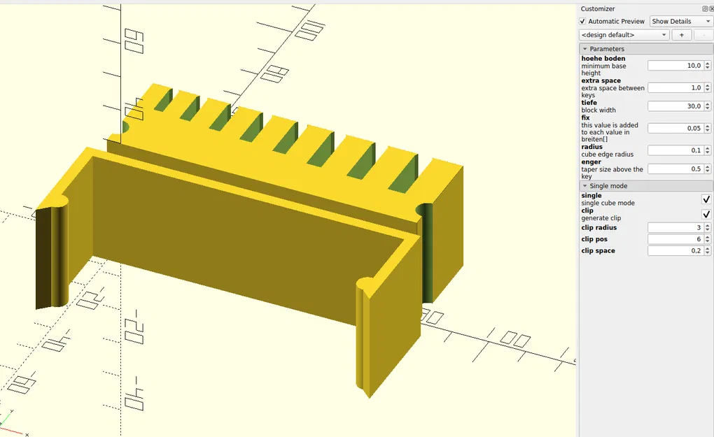 Giá treo cờ lê (Wrench Holder) có thể tùy chỉnh kích thước kèm kẹp - Image 2