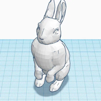 Mô hình chú thỏ 3D dễ thương trang trí bàn làm việc siêu đẹp