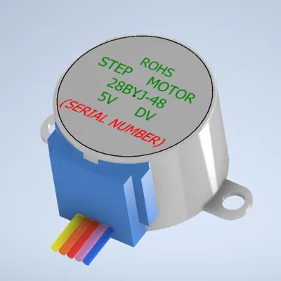 Động cơ bước Rohs Step Motor 28BYJ-48 5V DC