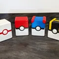 Hộp đựng thẻ bài Pokeball có bản lề và khóa gài - Thumbnail 1