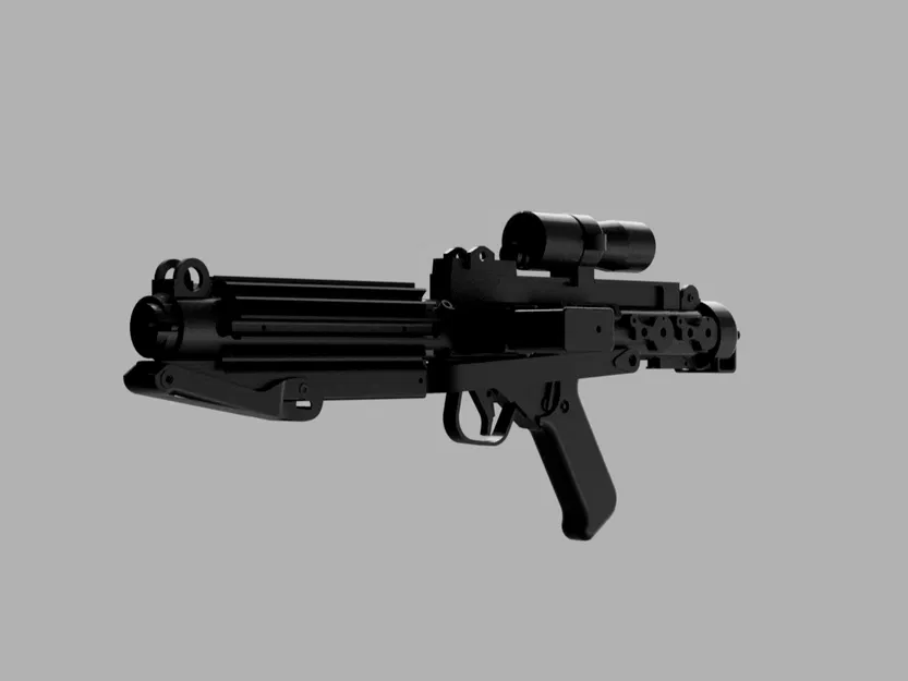 Mô hình E-11 Stormtrooper Blaster phiên bản ROTJ (Dễ in & lắp ráp) - Image 3