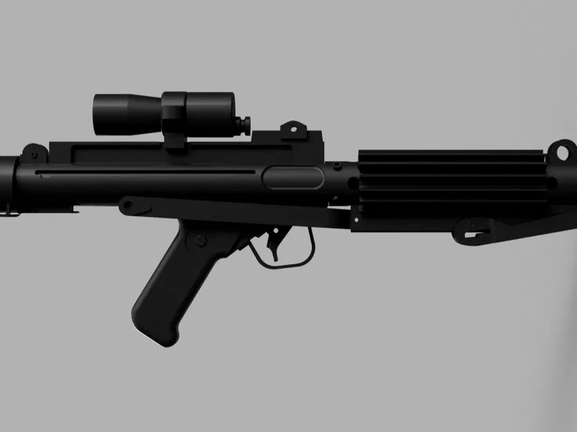 Mô hình E-11 Stormtrooper Blaster phiên bản ROTJ (Dễ in & lắp ráp) - Image 5