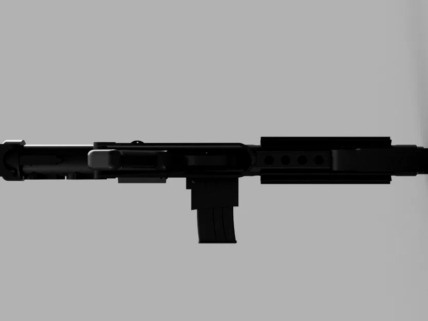 Mô hình E-11 Stormtrooper Blaster phiên bản ROTJ (Dễ in & lắp ráp) - Image 7