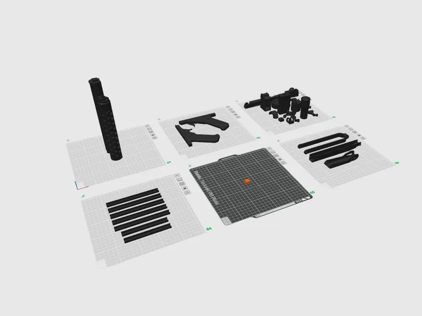 Mô hình E-11 Stormtrooper Blaster phiên bản ROTJ (Dễ in & lắp ráp) - Image 9