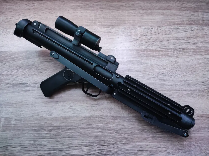 Mô hình E-11 Stormtrooper Blaster phiên bản ROTJ (Dễ in & lắp ráp) - Image 10