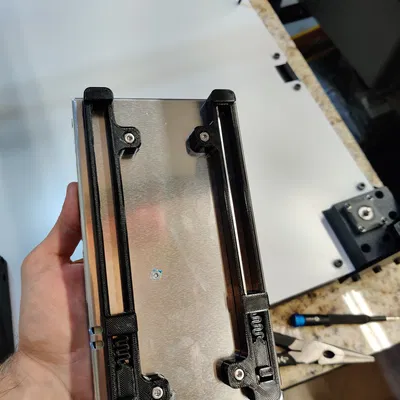 Giá gắn DIN rail LRS-200/250 dùng ốc Cap Screw cho Vcore3 400