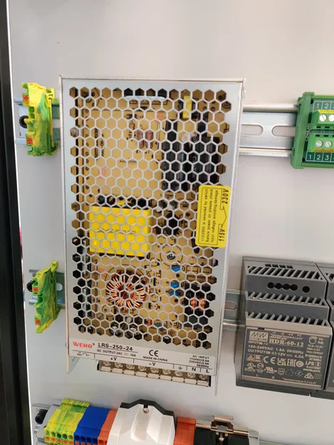 Giá gắn DIN rail LRS-200/250 dùng ốc Cap Screw cho Vcore3 400 - Image 2