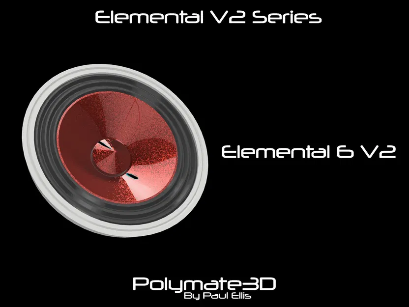 Elemental 6 V2.1 - Củ loa 6cm in 3D - Image 1