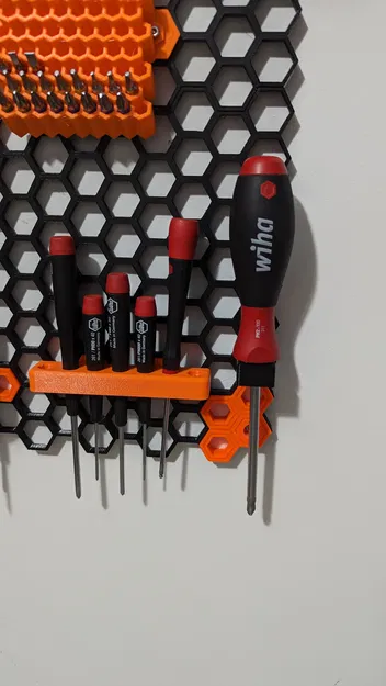 Giá treo tuốc nơ vít Wiha PH2x100 cho Honeycomb Storage Wall - Image 4