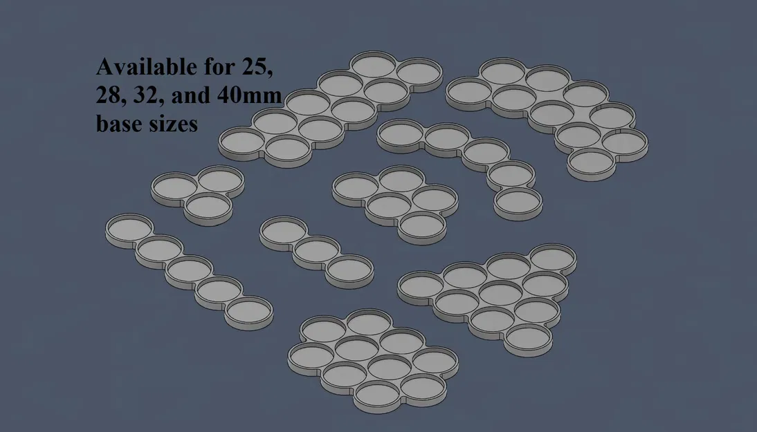 Bộ Sưu Tập Khay Di Chuyển 40k (25/28/32/40mm) - Image 1