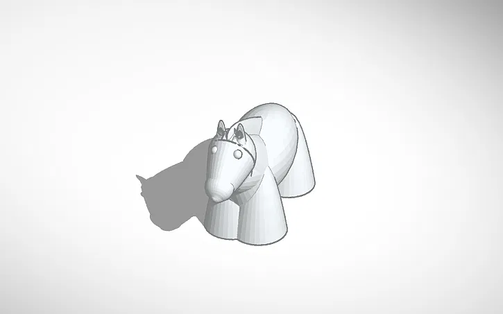 Mô hình chú ngựa 3D dễ thương - Phù hợp trang trí và làm quà tặng - Image 1