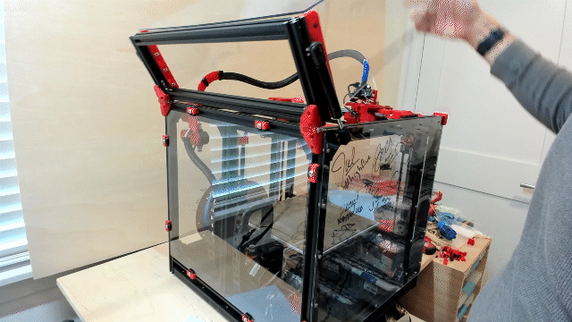 Bản lề góc Panel 2020, xoay 90 độ (Dựa trên Voron)