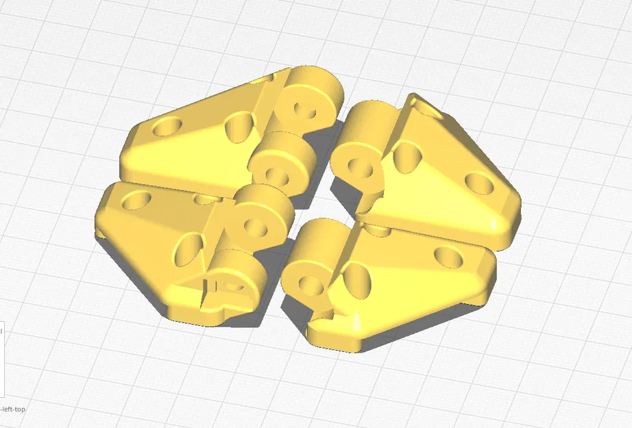 Bản lề góc Panel 2020, xoay 90 độ (Dựa trên Voron) - Image 3