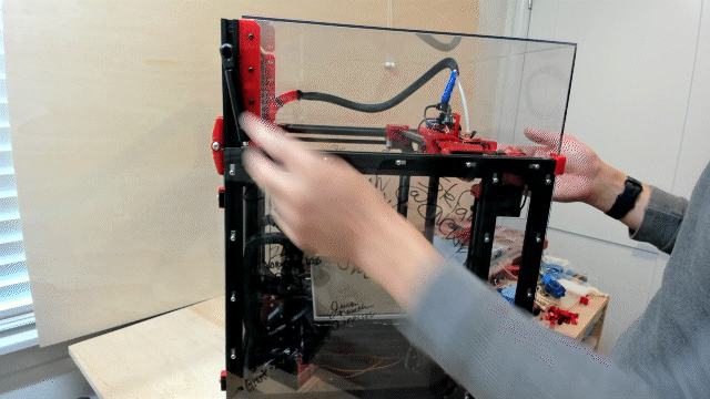 Bản lề góc Panel 2020, xoay 90 độ (Dựa trên Voron)