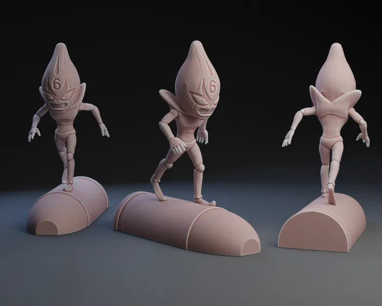 Mô hình 3D Sex Pistols cưỡi đạn từ JoJo’s Bizarre Adventure - Image 1