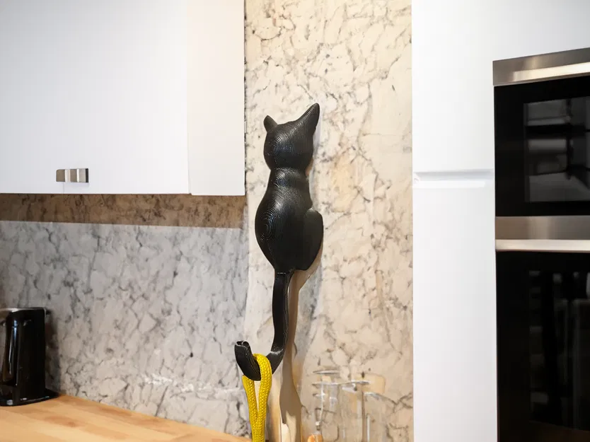 Móc Treo Tường Hình Mèo (Đã bao gồm giá treo) - Image 4