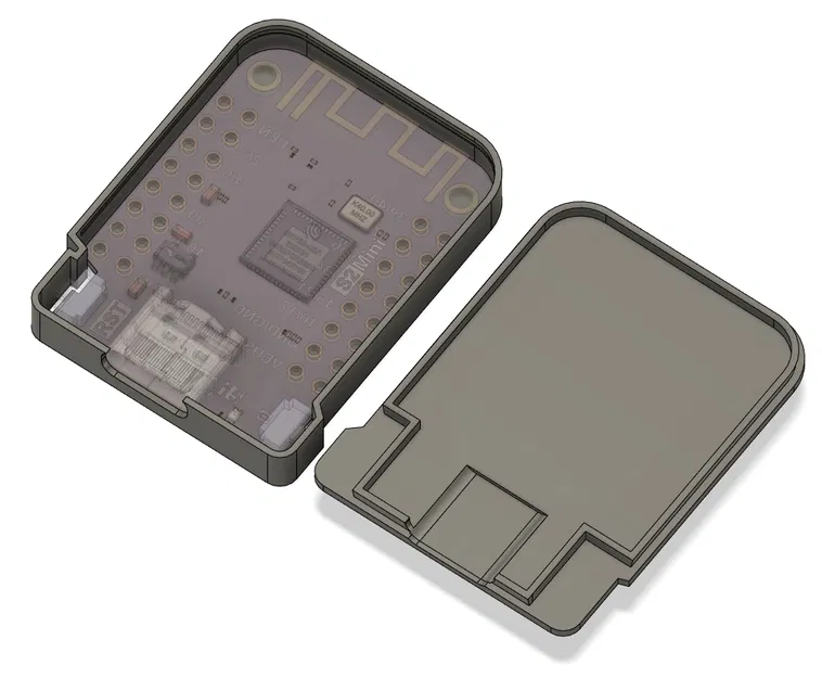 Case in nhanh cho ESP32 WEMOS S2 Mini kèm nút bấm - Image 2