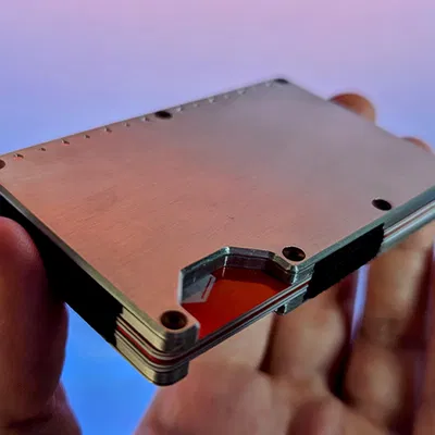 Ví Minimalist Wallet Đa Năng - Thiết Kế Tối Giản Tích Hợp Thước Đo