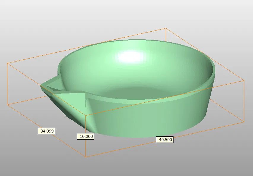 Chén pha màu nhỏ gọn tiện lợi (Color mixing bowl) in 3D - Image 1