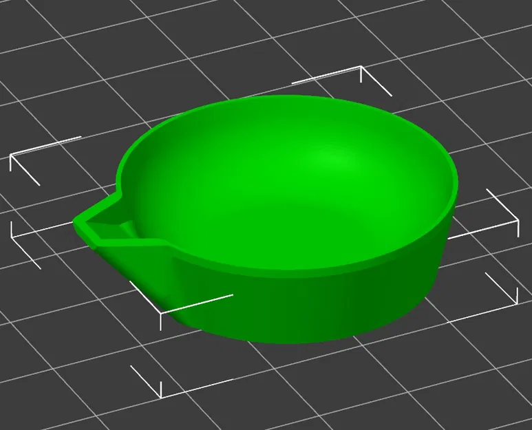 Chén pha màu nhỏ gọn tiện lợi (Color mixing bowl) in 3D - Image 2