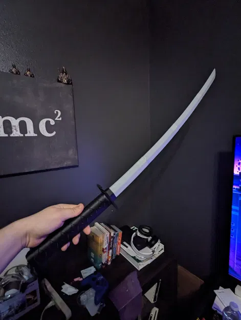 Mô hình kiếm Bankai của Ichigo từ Bleach - Phụ kiện in 3D - Image 3