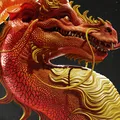 Mô hình Rồng (Dragon) 3D - Thumbnail 2