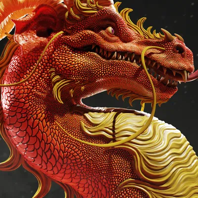 Mô hình Rồng (Dragon) 3D