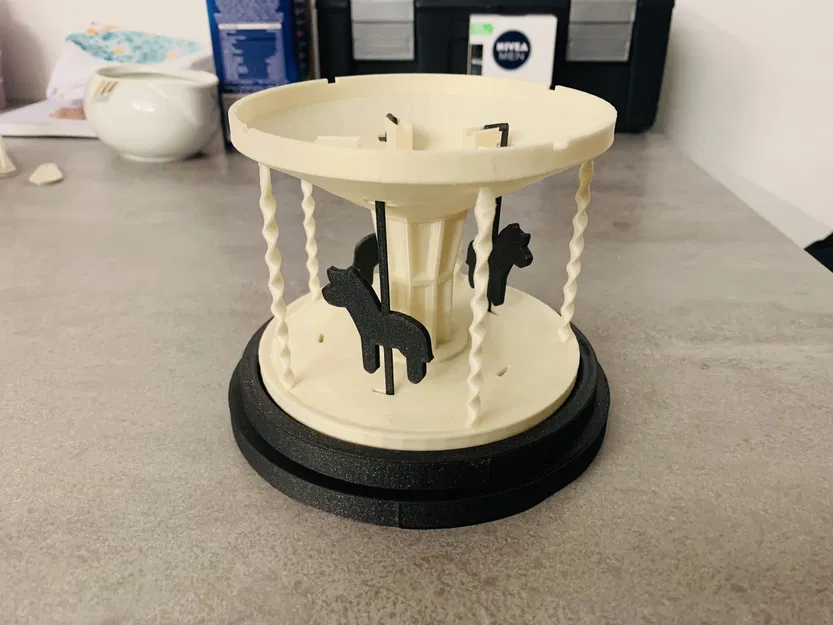 Mô hình vòng quay ngựa gỗ (Carousel) - Phiên bản tĩnh - Image 2