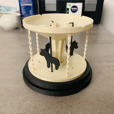 Mô hình vòng quay ngựa gỗ (Carousel) - Phiên bản tĩnh