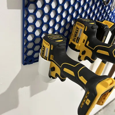 Giá treo máy khoan cầm tay Dewalt tương thích Honeycomb Storage Wall