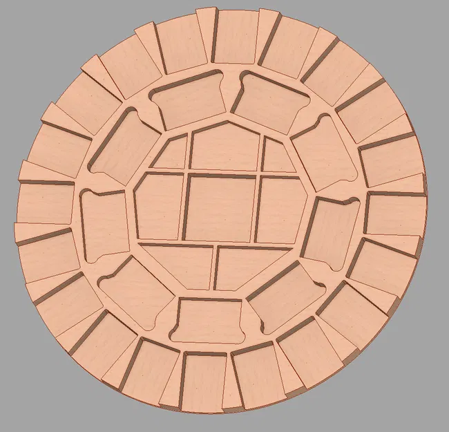 Dominion Lazy Susan: Mâm xoay sắp xếp bài và token cho board game - Image 3