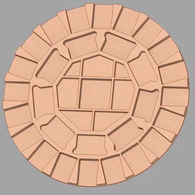 Dominion Lazy Susan: Mâm xoay sắp xếp bài và token cho board game