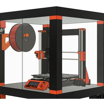 Giá đỡ cuộn nhựa cho Ikea Lack Enclosure