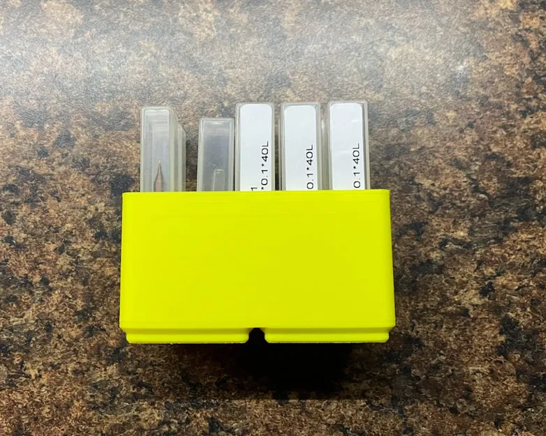 Khay đựng mũi phay CNC Gridfinity (Conical V-bit Holder) - Image 2